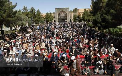عکس: تجمع حوزویان در حمایت از عملیات «وعده صادق»