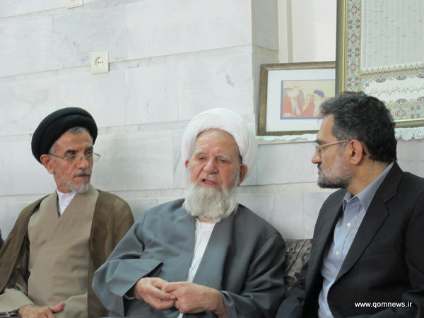 دیدار وزیر فرهنگ و ارشاد اسلامی با آیت الله صابری همدانی