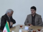 نشست فرماندار قم اسماعیل زارعی کوشا و مدیر عامل جمعیت هلال احمر علیرضا ظهیری، نوروز92