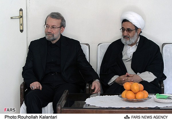 دیدار علی لاریجانی با روحانیون و علمای قم