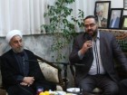 :گزارش تصویری: دیدار حجت الاسلام حسن روحانی با علما و مردم قم  