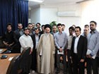 :گزارش تصویری: دیدار جمعی از خبرنگاران قم با آیت الله حسینی بوشهری  