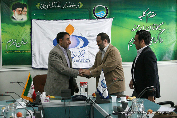 دیدار مدیران خبرگزاری فارس با مدیرعامل سازمان آب و فاضلاب استان قم