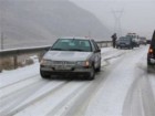 بارش برف و باران در محور‌های منتهی به مشهدمقدس و استان کرمان