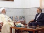 رئیس مجلس شورای اسلامی با مراجع عظام تقلید در قم دیدار کرد
