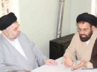 :گزارش تصویری: دیدار مدیر عامل مجمع خیرین هلال احمر قم با حجت الاسلام شهرستانی  
