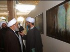 : گزارش تصویری: افتتاح نمایشگاه نقاشی آسمان حسین در مسجد مقدس جمکران  