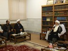 :گزارش تصویری: دیدار اعضای همایش کتاب آرایی دینی با ایت الله مکارم شیرازی  
