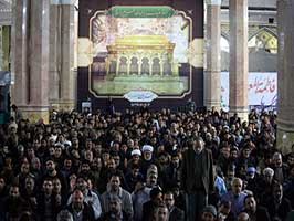 نخستین سالگرد شهید مدافع حرم «سلیم سالاری» در مسجد مقدس جمکران