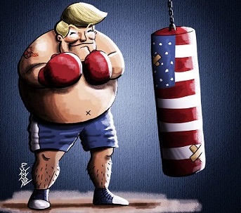 کاریکاتور/ ترامپ آمریکایی!