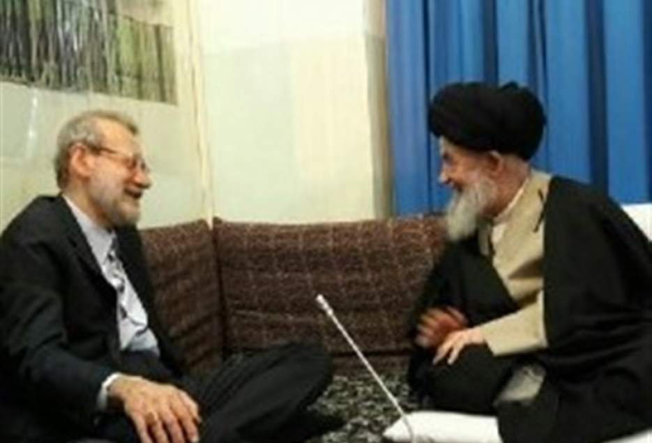 رئیس مجلس شورای اسلامی با آیت‌الله علوی گرگانی دیدار کرد