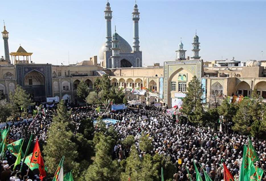 برگزاری مراسم یوم الله 15 خرداد در مدرسه فیضیه