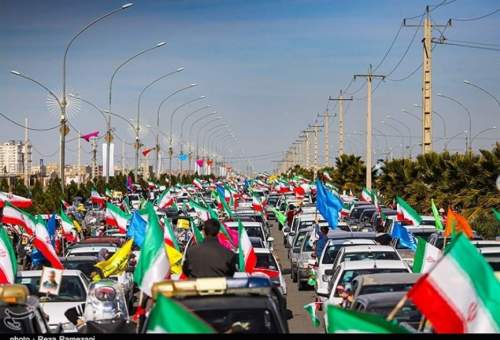 حماسه تماشایی مردم قم در راهپیمایی ۲۲ بهمن ۹۹ به روایت تصویر