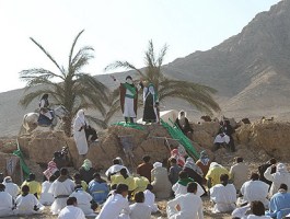 واقعه غدیر در قم بازسازی شد