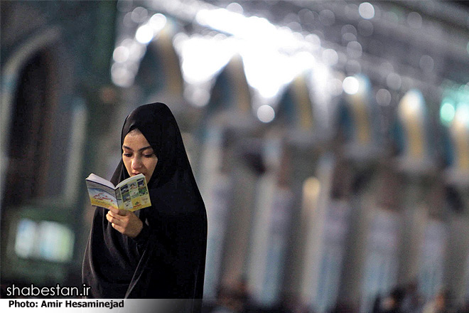 مراسم احیاء شب بیست و یکم ماه رمضان در مسجد مقدس جمکران