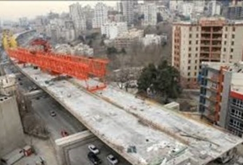 تکمیل پل اصلی تقاطع سه سطحه میدان ولیعصر تا خرداد 97