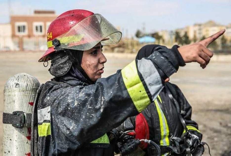 برگزاری دوره آموزش آتش نشان داوطلب خانم در قم