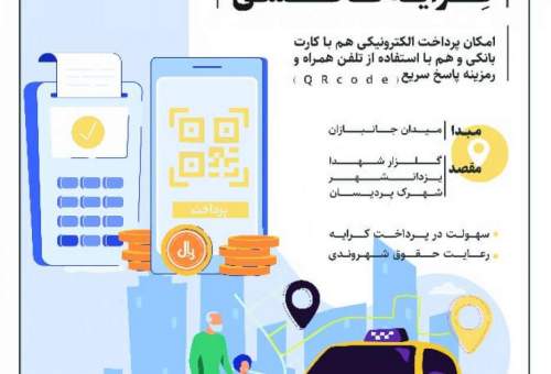 2nd phase of equipping Qom taxis with electronic payment devices executed