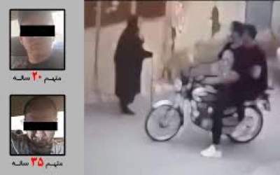 فیلم: دستگیری دو زورگیر و سارق گردنبند پیرزن اردبیلی در قم  